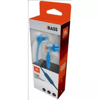 JBL T110 Schwarzer ohrumschließender Kopfhörer, 3,5 mm Klinke, Mikrofon, blau JBL T110 Schwarzer ohrumschließender Kopfhörer, 3,5 mm Klinke, Mikrofon, blau