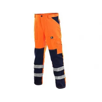 CXS NORWICH Hose, Warning, Herren, orange-blau, Gr. 50