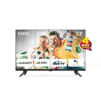 CHiQ L32G7L TV 32", HD, smart, Android 11, dbx-tv, Dolby Audio, rahmenlos CHiQ L32G7L TV 32", HD, smart, Android 11, dbx-tv, Dolby Audio, rahmenlos