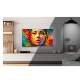 CHiQ U55QM8E TV 55", UHD, QLED, smart, Google TV, dbx-tv, Dolby Audio, rahmenlos