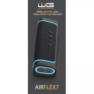 WG - Bluetooth-Lautsprecher WG AirFlex7, 10W, TWS, LED, schwarz WG - Bluetooth-Lautsprecher WG AirFlex7, 10W, TWS, LED, schwarz