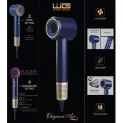 WG - Haartrockner WG Elegance Air, 1600W, blau