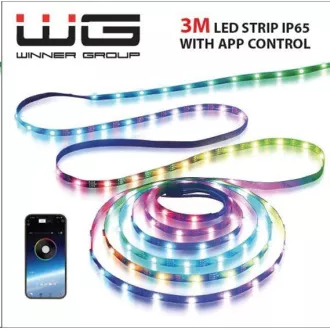 WG - Smart LED-Streifen WG18, 3 Meter, mit App, IP 65, USB-A WG - Smart LED-Streifen WG18, 3 Meter, mit App, IP 65, USB-A