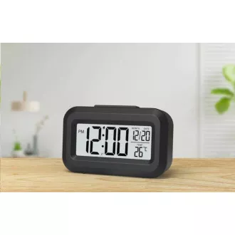 WG - Wecker mit internem Thermometer WG DigiTherm Alarm, schwarz