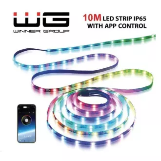 WG - Smart LED-Streifen WG11, 10 Meter, mit App, IP 65, mit Netzadapter WG - Smart LED-Streifen WG11, 10 Meter, mit App, IP 65, mit Netzadapter