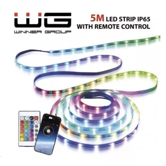 WG - Smart LED-Streifen WG17, 5 Meter, mit Treiber und App, IP 20, mit Netzadapter WG - Smart LED-Streifen WG17, 5 Meter, mit Treiber und App, IP 20, mit Netzadapter