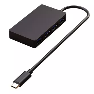 WG - HUB Typ-C auf 4x USB-A, USB 3.0, 5Gbps, schwarz WG - HUB Typ-C auf 4x USB-A, USB 3.0, 5Gbps, schwarz