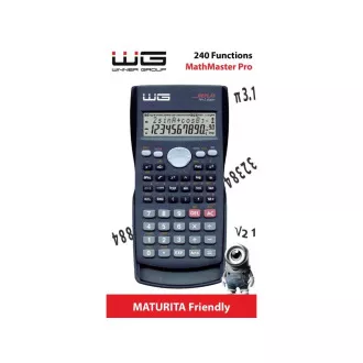 WG - Taschenrechner WG2 MathMaster Pro, wissenschaftlich, schwarz