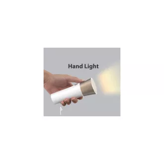 WG - Led-Lampe WG Jolly, 2in1, wiederaufladbar, weiß