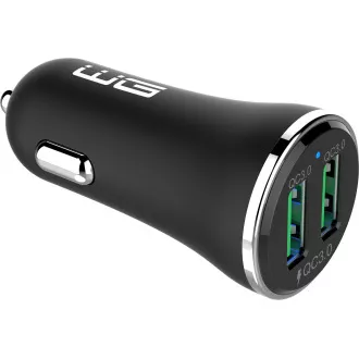 WG - Autoladegerät 2x USB-A 36W, QC 3.0 QC 3.0, schwarz WG - Autoladegerät 2x USB-A 36W, QC 3.0 QC 3.0, schwarz