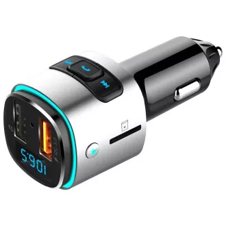 WG - Autoladegerät, FM-Transmitter, QC 3.0, silber