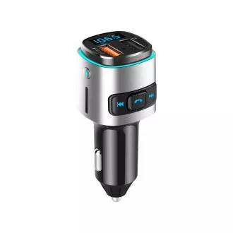 WG - Autoladegerät, FM-Transmitter, QC 3.0, silber