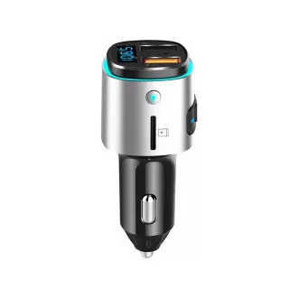WG - Autoladegerät, FM-Transmitter, QC 3.0, silber