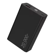 WG - Power Bank 20000 mAh, USB-C PD 20W   USB-A QC 22.5W, schwarz