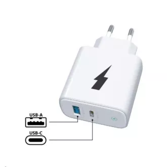 WG - Netzwerk-Ladegerät 2x USB 38W, 1x USB-C PD 20W 1x USB-A QC 3.0 18W, weiß WG - Netzwerk-Ladegerät 2x USB 38W, 1x USB-C PD 20W 1x USB-A QC 3.0 18W, weiß
