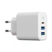 WG - Netzwerk-Ladegerät 3x USB, 1x USB-A QC 3.0   1x USB-A QC 3.0   1x USB-C PD 3.0, weiß