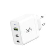 WG - GaN Netzwerk Ladegerät 3x USB, 1x USB-A 30W   2x USB-C 65W, weiß