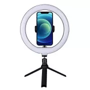 WG - Vlog Kit Grundausstattung für die Aufnahme von Videoblogs, Stativ, Telefonhalter, LED-Licht