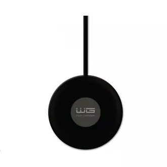 WG - FAST 15W kabelloses Tischladegerät, runder Tisch, schwarz WG - FAST 15W kabelloses Tischladegerät, runder Tisch, schwarz
