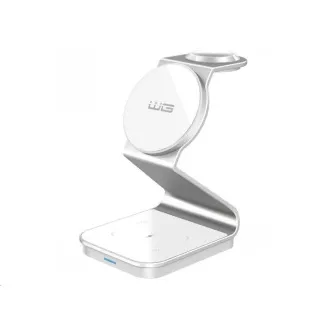 WG - Drahtloses Ladegerät WG37, 3in1 FAST MAGNET, 15W 3W 3W, weiß WG - Drahtloses Ladegerät WG37, 3in1 FAST MAGNET, 15W 3W 3W, weiß