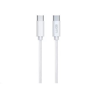WG - Typ-C auf Typ-C Datenkabel, 3 Meter, 3A, 60W, weiß WG - Typ-C auf Typ-C Datenkabel, 3 Meter, 3A, 60W, weiß