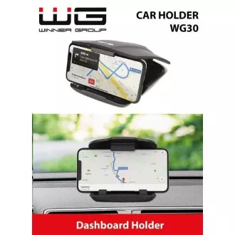 WG - Autohalterung WG 30, universal, selbstklebender Saugnapf, schwarz WG - Autohalterung WG 30, universal, selbstklebender Saugnapf, schwarz