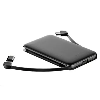 WG - Power Bank 5000 mAh, Micro USB Typ-C Kabel Lightning Adapter, schwarz WG - Power Bank 5000 mAh, Micro USB Typ-C Kabel Lightning Adapter, schwarz
