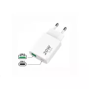 WG - Netzwerk-Ladegerät 2x USB, 1x USB-C PD 20W   1x USB-A QC3.0 18W, weiß