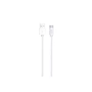 WG - Datenkabel Typ-C auf USB-A / 2m / 3A / nylongeflochten / weiß