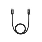 WG - Typ-C zu Typ-C Datenkabel / 1m / 3A / schwarz