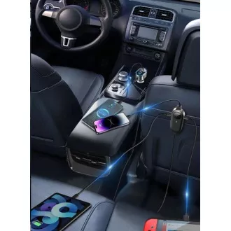 WG - Autoladegerät-Hub / 100W / 6 USB-Anschlüsse / 2x USB-A 4x USB-C / mit Verlängerung WG - Autoladegerät-Hub / 100W / 6 USB-Anschlüsse / 2x USB-A 4x USB-C / mit Verlängerung