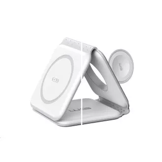 WG - WGMaxFlex 3in1 Drahtloses Ladegerät / faltbar / 15W 5W 2.5W / WG 42 / weiß WG - WGMaxFlex 3in1 Drahtloses Ladegerät / faltbar / 15W 5W 2.5W / WG 42 / weiß