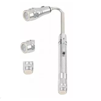 WG - Magnetische Teleskop-LED-Taschenlampe WG7 / Silver Hand