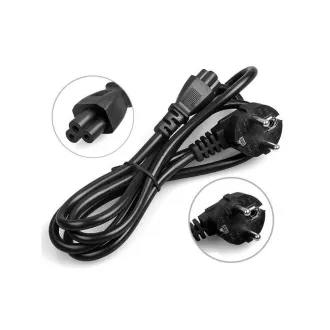 WG - Stromkabel WG Mickey Mouse / CEE 7/7 auf IEC C5 / 1, 5m / schwarz WG - Stromkabel WG Mickey Mouse / CEE 7/7 auf IEC C5 / 1, 5m / schwarz