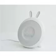 Rabbit & Friends Baby Lampe mit Wecker | Weiß