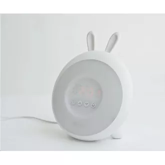 Rabbit & Friends Baby Lampe mit Wecker | Weiß