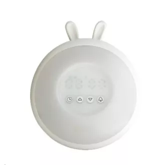 Rabbit & Friends Baby Lampe mit Wecker | Weiß