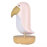 Rabbit & Friends Kleine Vogellampe mit Lautsprecher | rosa