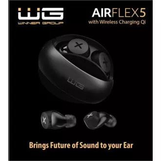 WG - Bluetooth-Kopfhörer WG AirFlex 5, ENC, Qi-Unterstützung, schwarz WG - Bluetooth-Kopfhörer WG AirFlex 5, ENC, Qi-Unterstützung, schwarz