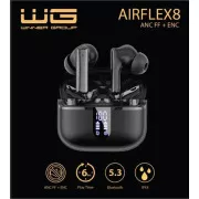 WG - Bluetooth-Kopfhörer WG AirFlex 8, ENC   ANC, schwarz