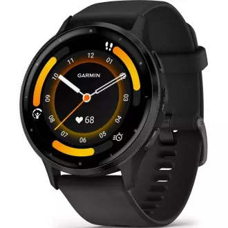 Garmin Venu® 3, Schiefer/Schwarz, Silikonband Garmin Venu® 3, Schiefer/Schwarz, Silikonband