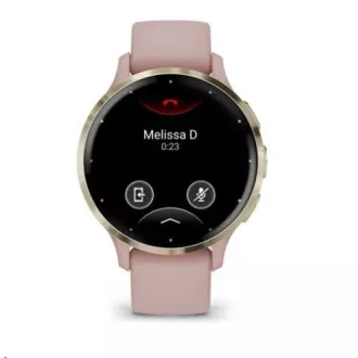 Garmin Venu® 3S, Soft Gold Edelstahl-Lünette, Dust Rose Gehäuse, Silikonarmband Garmin Venu® 3S, Soft Gold Edelstahl-Lünette, Dust Rose Gehäuse, Silikonarmband