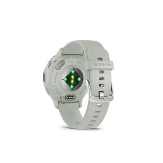 Garmin Venu® 3S, Silber/Salbei grau, Silikonband