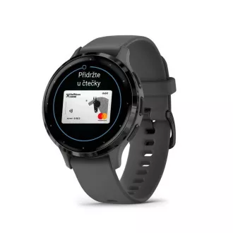 Garmin Venu® 3S, Schiefer/Grau, Silikonband Garmin Venu® 3S, Schiefer/Grau, Silikonband
