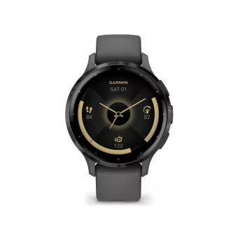 Garmin Venu® 3S, Schiefer/Grau, Silikonband Garmin Venu® 3S, Schiefer/Grau, Silikonband