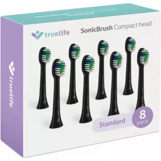 TrueLife SonicBrush Compact Köpfe Schwarz Standard 8er Pack