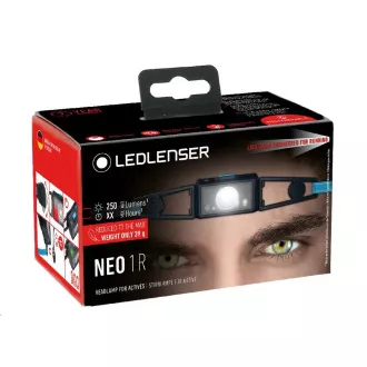 Ledlenser NEO1R Laufscheinwerfer, schwarz und blau