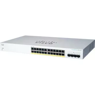 Cisco Switch CBS220-24P-4X (24xGbE, 4xSFP , 24xPoE , 195W) Cisco Switch CBS220-24P-4X (24xGbE, 4xSFP , 24xPoE , 195W)