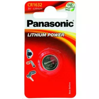 PANASONIC Lithiumbatterie (Knopf) CR-1632EL / 1B 3V (Blister 1 Stück) PANASONIC Lithiumbatterie (Knopf) CR-1632EL / 1B 3V (Blister 1 Stück)