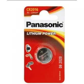 PANASONIC Lithiumbatterie (Knopf) CR-2016EL / 2B 3V (Blister 2 Stück)